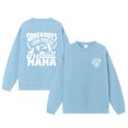 thumbnail image 1 of Gibobby Sudaderas para mujer oferta Sudadera suelta casual con estampado navideño de manga larga con cuello redondo para mujer de manga larga(Azul claro,M), 1 of 5