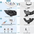 thumbnail image 2 of SHIQI-22" Ring Light with 75" Tripod/LED Display/2 USB Ports, 2600K-6500K Dimmable LED Light, Tripod Stand, Remote Controller,for ipad,Camera,Smartphone,TikTok Video Recording, Live Streaming, 2 of 4