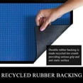 thumbnail image 3 of A1HC Indoor Outdoor Mat, Front and Back Entrance Welcome Mats, Front Door Patio Mats 18X30 Inches, Non-Slip Easy Clean Entrance Washable Doormat, Blue Waffle, 3 of 7
