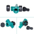 thumbnail image 5 of Mdesiwst Watering Plug Dual Head Wide Application Plastic Thread Pipe Connect Stake Garden Accessories, 5 of 8
