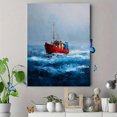 thumbnail image 4 of Qisvanset 12x16 Inch Vibrant Wildflower Meadow Sunset Oil Painting Canvas Print Wall Art, 4 of 5