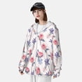 thumbnail image 3 of Sikiie Lavender Flowers Print Adult Sun Protection Hoodie, Long-sleeved Quick-drying Sun Protection Clothing, Suitable for Fishing, Swimming and Outdoor Activities-XX-Large, 3 of 7