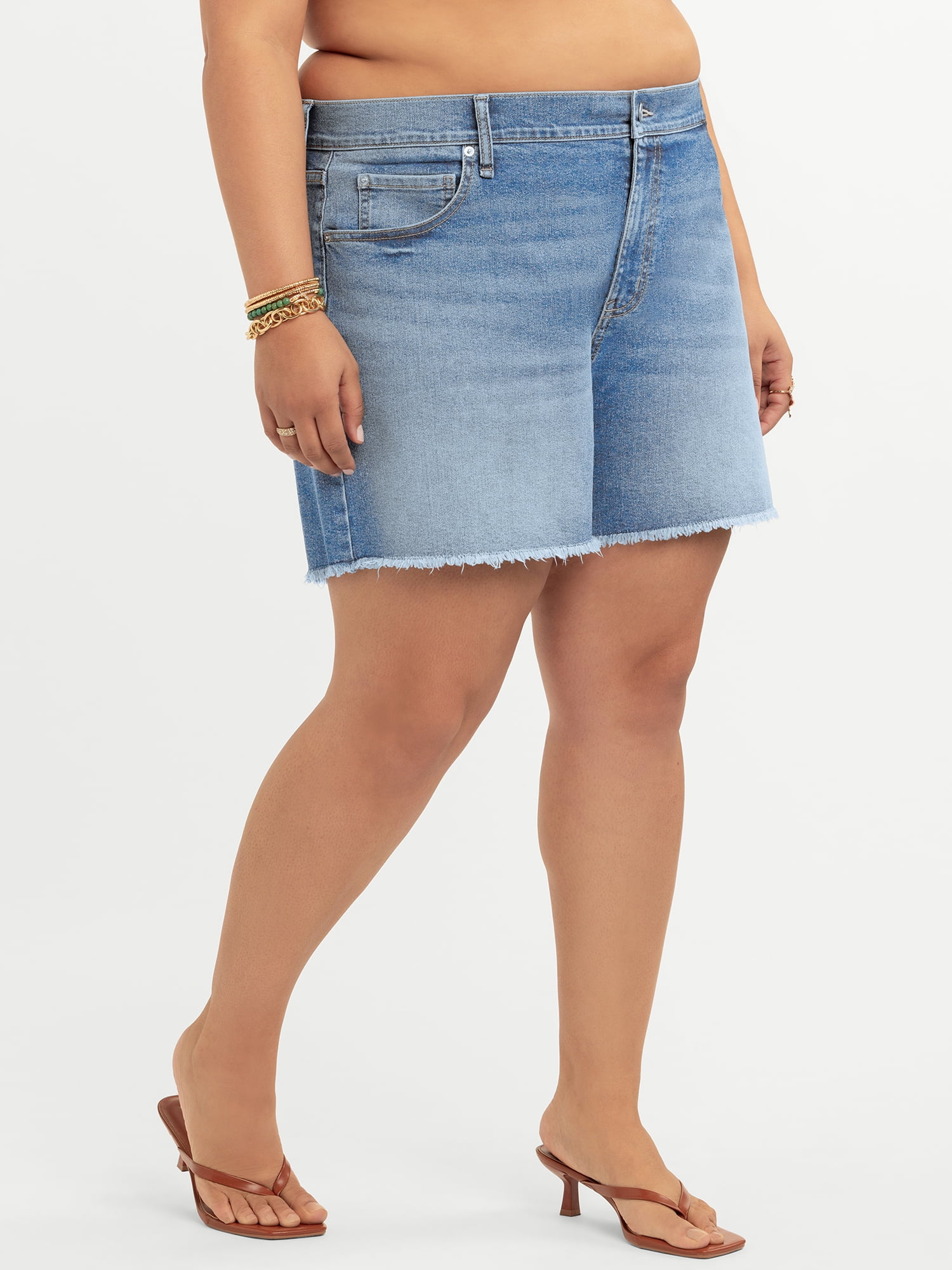 Jessica Simpson Women's and Women's Plus Ivy Bermuda Short, Sizes 2-24W