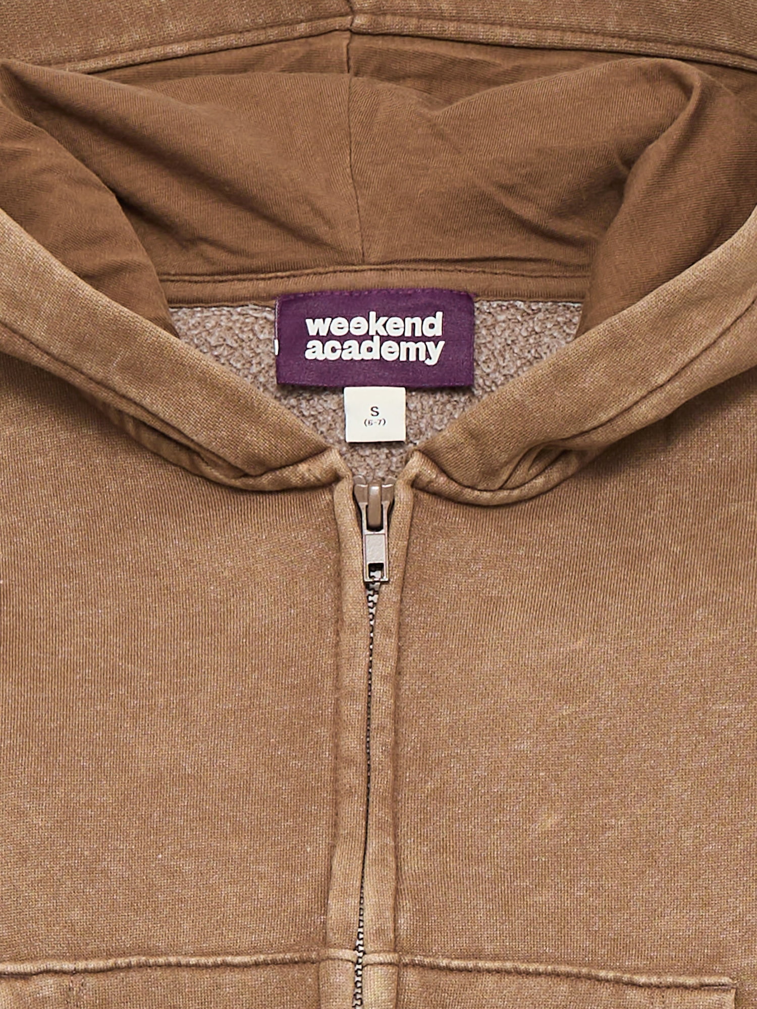 Weekend Academy Boys Fleece Zip Up Hoodie, Sizes 4-18