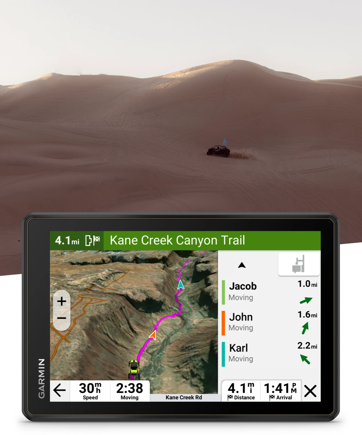 Garmin Tread® 2 - SxS Edition, Rugged 8-inch Powersport Navigator for Thrilling Off-Road Rides