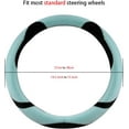thumbnail image 5 of Fluffy Steering Wheel Cover, Cute Fuzzy Steering Wheel Cover Soft Universal 15 Inch, Mint Green, 5 of 10