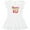 AA-White, variant on Inktastic Christmas Santa's Cutest Elf Girls Toddler Dress