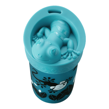 Tommee Tippee No Knock Toddler Cup with Lid, Gecko – 18+ months, 1pk