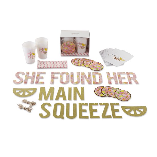 She Found Her Main Squeeze 49 Piece Bachelorette Party Decoration Kit