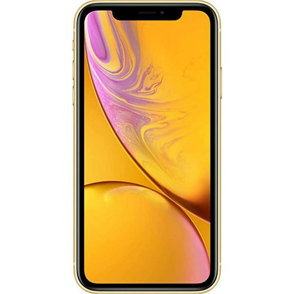 Restored Apple iPhone XR - AT&T- 64 GB Yellow (Refurbished)