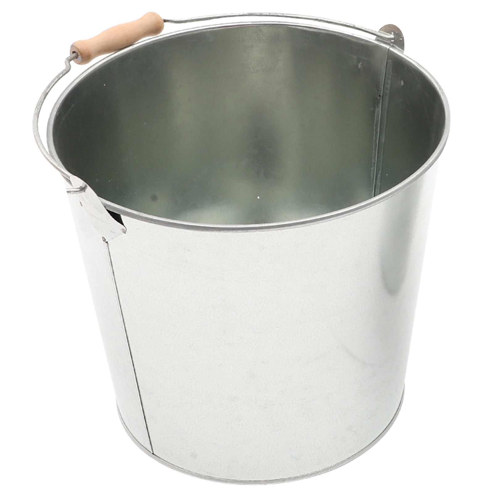 Metal Burn Barrel Paper Burner Bucket Fireplace Ash Bucket Multifunction Burn Bucket for Home