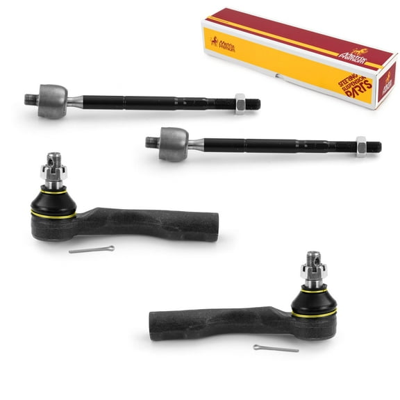 Metrix Premium Chassis Parts - 4 PC Inner & Outer Tie Rod End Kit Fits 2001-2005 Lexus IS300, Replacement EV800442, ES800309, ES800310