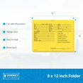 thumbnail image 4 of Printed Vehicle Deal Envelopes 9x12 Deal Jackets (100 shrink wrapped) (Yellow), 4 of 4