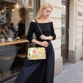 thumbnail image 5 of FORMRS Women Crossbody Purse with Chain Strap Vegan Leather Shoulder Handbag, Candy Lemon, 5 of 7