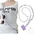 thumbnail image 1 of KOMI Phone Crossbody Chain CellPhone Lanyard,Universal Phone Chain Strap with Tether Patches Compatible with Most Phones, 1 of 5