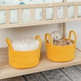 thumbnail image 3 of ERDOUY Storage Box for Pantry Organizer and Storage,Perfect for Bathroom,Cabinet,Kitchen,Fridge,Closet Organization Supplies 9.5*9.5*5.51inch (Green), 3 of 4