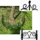 thumbnail image 1 of Valla de plástico estilo jardinería, valla pastoral para exteriores, valla decorativa para jardín, valla de hierro de imitación para balcón y patio, 1 of 5