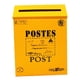 thumbnail image 5 of Buzón de periódico retro para exteriores, de pared, apto para Amarillo, 5 of 5