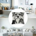 thumbnail image 6 of Pillow Covers Schnauzer Throw Pillowcase Dog Lovers Friendship Gifts for Women Decorative Pillow Case Dog Cushion Case for Home Sofa Decorations, 6 of 8