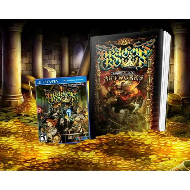 Dragon S Crown With Dragon S Crown Artworks Art Book Console Not Included Playstation Vita Walmart Com Walmart Com