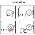 thumbnail image 4 of Corde à Linge Rétractable 12m Corde à Linge Portable Détachable pour Camping, 4 of 5