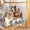 B, variant on Clearance Under $1, 1 Pcs Christmas House Santa Flat Ornament, 2D Hanging Decor, Acrylic Pendant for Tree and Holiday Decoration, 8cm(D)