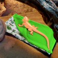 thumbnail image 3 of de dormir de con almohada y manta, accesorio para hábitat de , mascota pequeña, refugio de , cama cálida - Beige y Beige y verde Colco Cama para dormir de reptil, 3 of 7