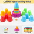 thumbnail image 4 of Juego de combinación de colores de vasos apilables de velocidad, divertidos juguetes interactivos para padres e hijos, entrenamiento de pensamiento lógico, juegos de combinación de vasos Slam Cup, 4 of 4