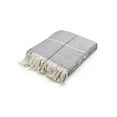 thumbnail image 2 of Sierra Collection Tartan Plaid Design Turkish Throw Blanket , Gray, 2 of 2