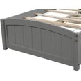 thumbnail image 3 of Harper & Bright Designs Twin size Platform Bed with Trundle, Gray 2, 3 of 8