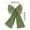 Green, variant on Hometravel Christmas Oversized Bow Decor, Double Layer Design with Flowing Tails, Statement Hanging Ornament for Tree and Mantel Display