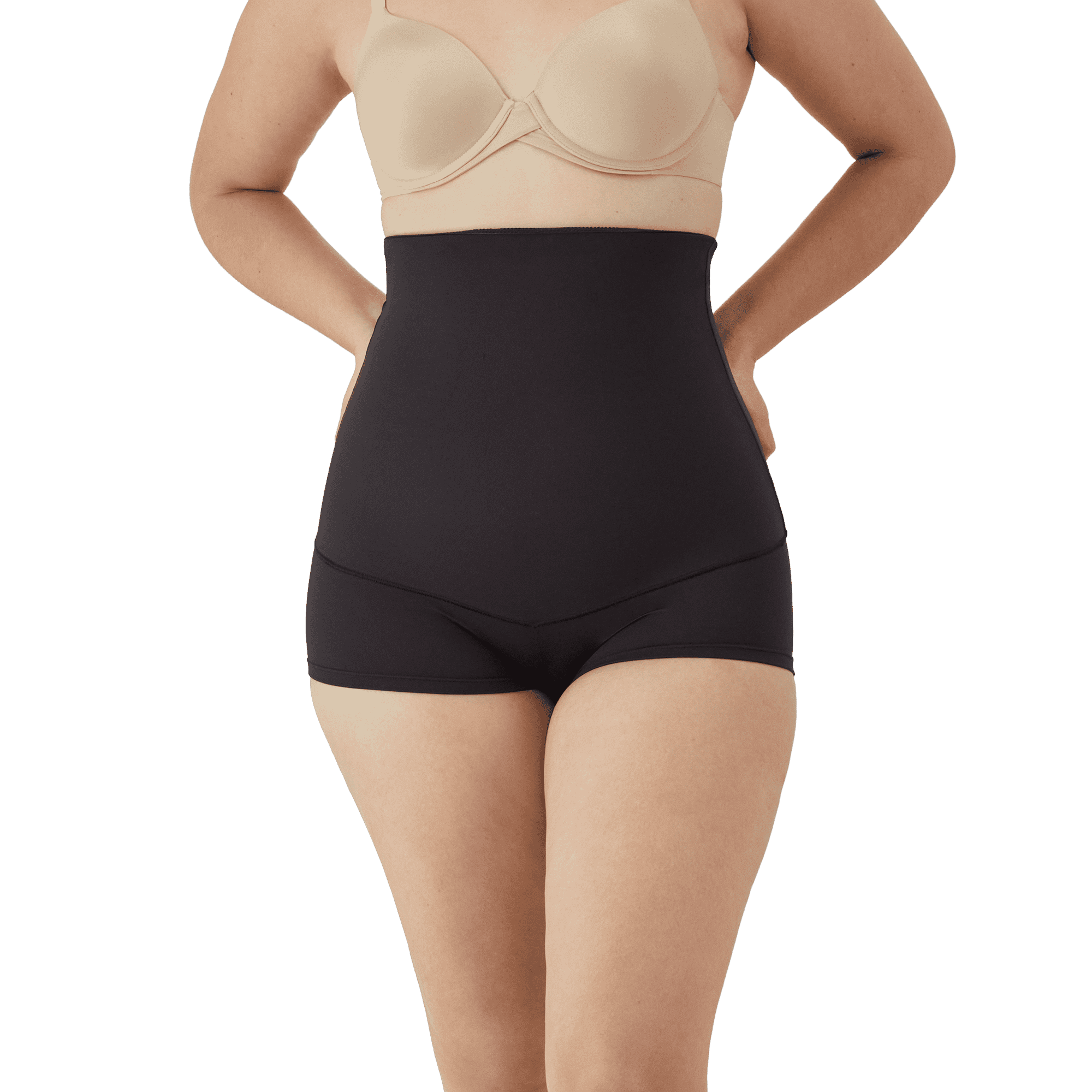 Maidenform Women's Shapewear with Tummy Control, Cool Comfort High-Waist Body Shaper Boy Shorts, Sizes up to 3XL