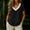Black, variant on Women's V Neck Short Sleeve Linen Blouse Dressy Crochet Lace Collar Casual Loose Fit Summer Tunic Top for Vacation