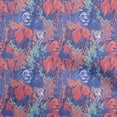 thumbnail image 1 of oneOone Cotton Poplin Medium Blue Fabric Abstracts Dress Material Fabric Print Fabric By The Yard 56 Inch Wide, 1 of 5
