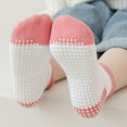 thumbnail image 3 of NAISIBABY Toddler Boys Girls Socks, Non Slip Breathable Comfy 6 Pairs Cotton Gripper Socks Multicolor 0-1T, 3 of 5