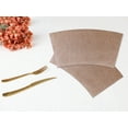 thumbnail image 6 of Unique Bargains 6 Pack Place Mats Faux Leather Placemat for Dining Table Champagne 20x12in, 6 of 7