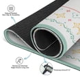 thumbnail image 3 of Mint Pastel Floral Medallion Mahjong Mat 31.5x31.5 Inch | Non-Slip And Noise Reduction Mah Jong Table Mat Cover with Carrying Bag For Mahjong Lovers, Poker, Board Games And Dominoes, 3 of 7