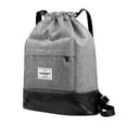thumbnail image 2 of Fashion Casual Unisex Bundle Rope Sport Backpack School Bags Travel Beach Bags, 2 of 2