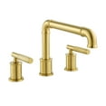 thumbnail image 2 of Avallon 8 in. Widespread, Sleek Handle, Bathroom Faucet in Brushed Gold, 2 of 10