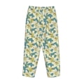thumbnail image 5 of Naloa Lilies Flowers Print Women’s Ultra-Soft Comfy Pajama Lounge Pants with Pockets & Drawstring, 5 of 8