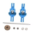 thumbnail image 2 of Reemplazo de diferencial de coche RC 1:28 Reemplazo de accesorio de coche RC de metal Actualización azul, 2 of 7