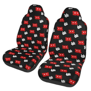 18pcs/set plush Cartoon Mickey Mouse universal car seat cover