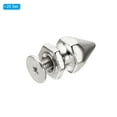 thumbnail image 3 of 14mm Studs for Clothing, 20 Sets Studs and Spikes Leather Rivets for Clothing Leather Punk, 8x14mm, Silver Tone, 3 of 6