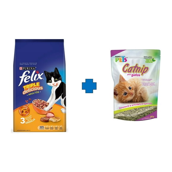 Paquete Felix 10 kg + 1 catnip 28 gr Fancy pets