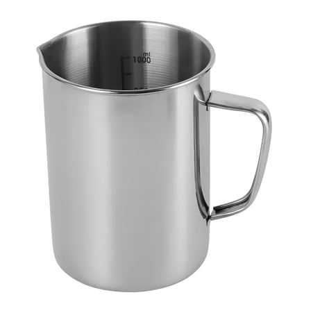 ACDANC Stainless Steel Measuring Cup with Handle and Spout - 1L