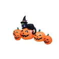 thumbnail image 5 of Impact Canopy Inflatable Outdoor Halloween Decoration, Pumpkin Family with Black Cat, 5 of 6