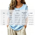 thumbnail image 6 of Uootdi Women's Tops Short Sleeve Crew Neck Side Button Blouses Bohemian Casual Style Lightweight Breathable Relaxed Fit Shirts Gift, 6 of 6