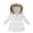 White, variant on Toddler Winter Coat Baby Girl Kids Winter Thick Warm Hooded Windproof Outwear Jacket Coat