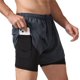 thumbnail image 2 of Xishao Shorts Hombre Deportivos 2 en 1 Pantalones Cortos de Baloncesto de Secado Rápido con Forro de Bolsillo Incorporado para Correr Gris G Gris G Xishao ropa, 2 of 2