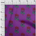 thumbnail image 1 of oneOone Cotton Poplin Fabric Leaves & Floral Block Decor Fabric Printed BTY 56 Inch Wide, 1 of 4